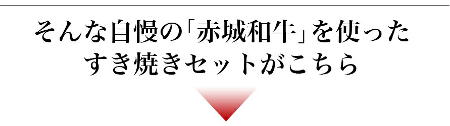 赤城和牛と下仁田ねぎのすき焼きセット 商品説明