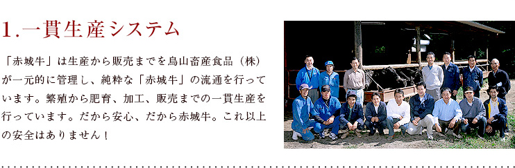 1.一貫生産システム